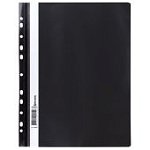 Скоросшиватель А4 с прозр.верхом с.перфорацией BRAUBERG 