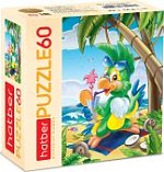 Пазл 60 Яркий попугай в/к