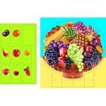 Ваза с фруктами Игра Радуга