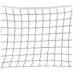 Сетка волейбольная с тросом, белая, 3,1мм, яч.100*100, 9,5х1,0м (стропа верх)