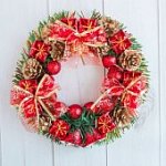 Новогодний венок 16 см