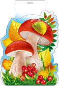 Плакат вырубной Грибы