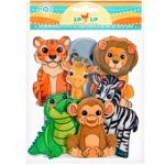 Пальчиковый театр Животные Африки фетр