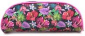 Пенал-косметичка печать на ткани Яркие цветы 