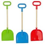 Игрушка Лопата детская с деревянной ручкой, 60 см, МИКС