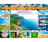 Плакат  Природные зоны РФ.Черноморское побережье.А