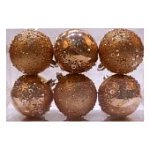 Н-р шаров 6см, 6шт роз шамп