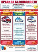 Плакат Правила безопасности.