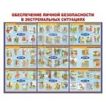 Плакат  Обеспечение личной безоп-ти в экстремальны