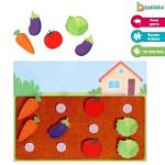 Развивающий набор из фетра Наш огород