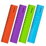 Линейка 15 см цвет  в ассортименте  пласт