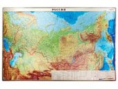 Карта  Россия.Физическая карта 1:9,5М  постер.лам.