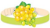 Маска - ободок Виноград