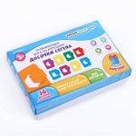 Досочки Сегена- 1, размер досочки: 6,6 × 8,5 см, 18 рамок+18 вкладышей