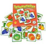 Запоминайка Овощи и фрукты игра в/к