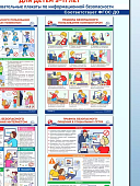 Комплект образовательных плакатов Информационная безопасность для детей 5-7 лет